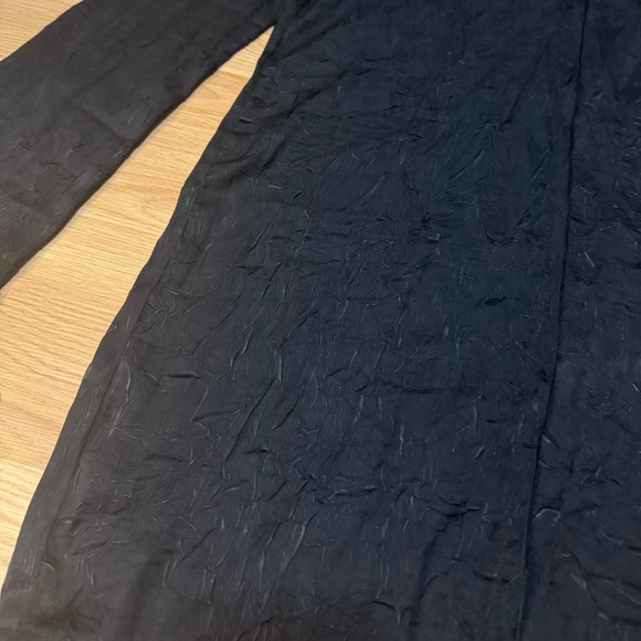 Zara WRINKLED SATIN EFFECT MINI DRESS Small NWT - Picture 3 of 6